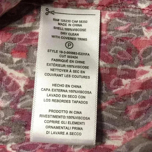 Equipment Button Down Shirt Long Sleeves Collared - Picture 10 of 11